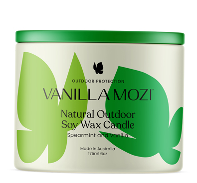 Vanilla Mozi Natural Outdoor Soy Wax Candle 175ml
