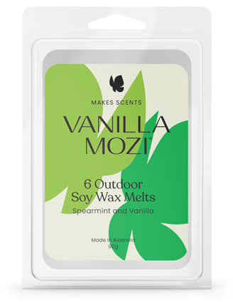 Vanilla Mozi Natural Outdoor Soy Wax Melts 6x Pack