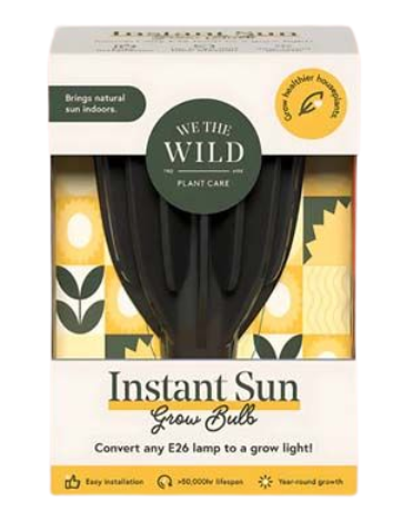 We The Wild Instant Sun Grow Bulb