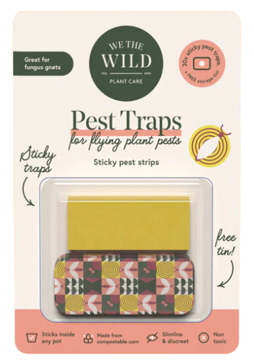 We The Wild Plant Care Compostable Sticky Pest Traps 20x Pack