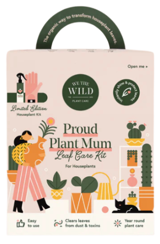 We The Wild Plant Care Proud Plant Mum Leaf Health Kit