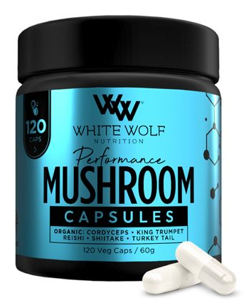 White Wolf Nutrition PeakO2 Performance Mushroom 120Caps