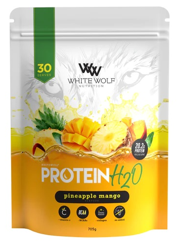White Wolf Nutrition Protein H20 Water Mango Pineapple 705g