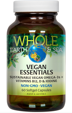 Whole Earth & Sea Vegan Essentials 60Caps