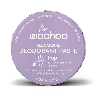 Woohoo All Natural Deodorant Paste - Pop 60g