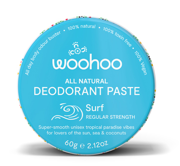 Woohoo All Natural Deodorant Paste - Surf 60g