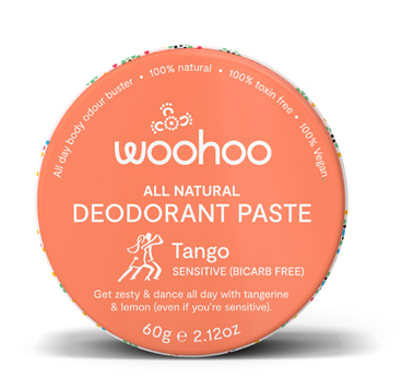 Woohoo All Natural Deodorant Paste - Tango 60g
