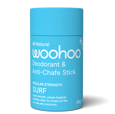 Woohoo Natural Deodorant & Anti Chafe Stick - Surf 60g