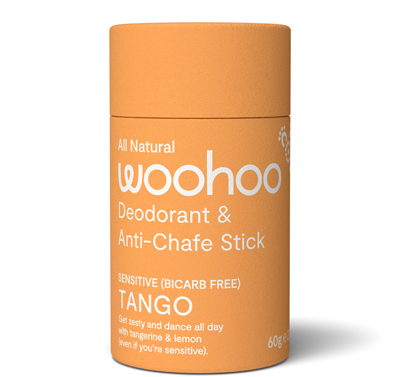 Woohoo Natural Deodorant & Anti Chafe Stick - Tango 60g