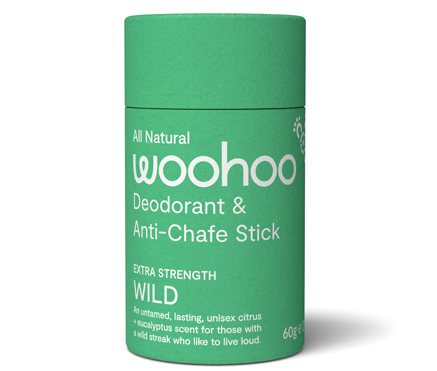 Woohoo Natural Deodorant & Anti Chafe Stick - Wild 60g