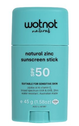 WotNot Natural Zinc Sunscreen Stick SPF50