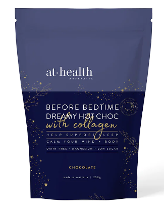 At Health Australia Before Bedtime Dreamy Hot Choc with Collagen 250g