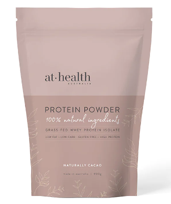 At Health Australia Grass-Fed Whey Protein Isolate Naturally Cacao 900g