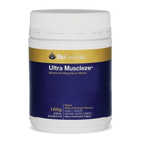 BioCeuticals Ultra Muscleze Natural Orange 180g - Luxe Tribe Wellness Dispensary