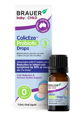 Brauer Baby & Child ColicEze Probiotic Drops 7.5ml