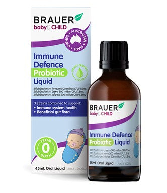 Brauer Baby & Child Immune Defence Probiotic Liquid 45ml