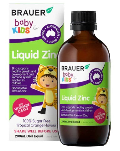 Brauer Baby & Kids Liquid Zinc 200ml