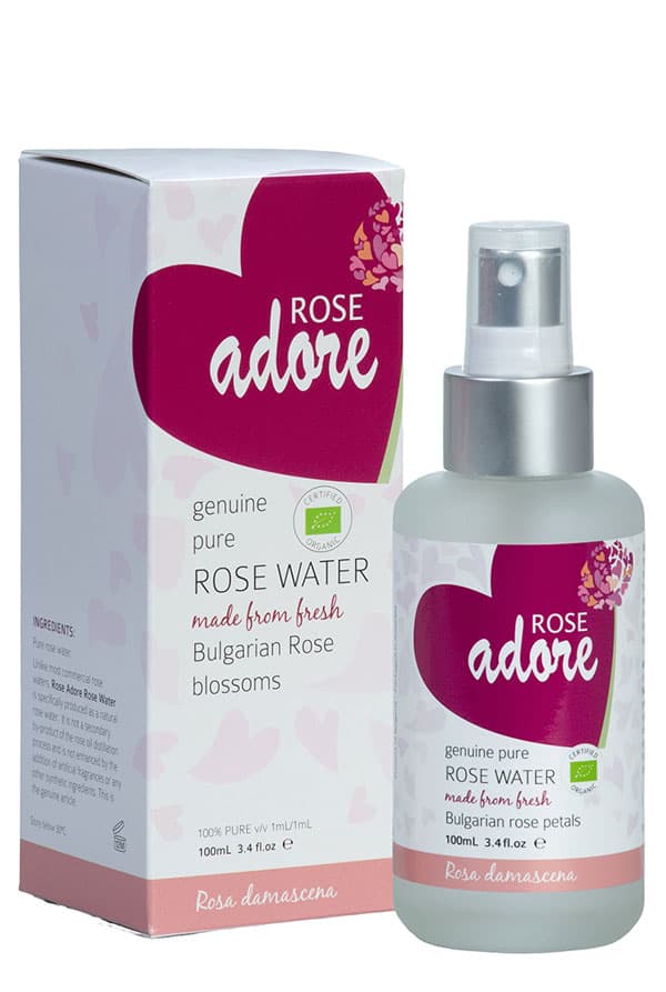 Byron Bay Love Oils Rose Adore Organic Rose Water 100ml