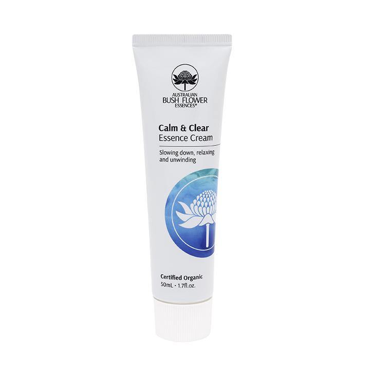 Australian Bush Flower Essences Calm & Clear Essence Cream 50ml - Luxe Tribe Wellness Dispensary