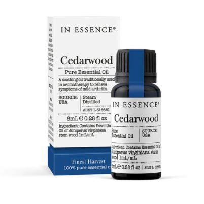 In Essence Cedarwood Pure Essential Oil 8ml - Luxe Tribe Wellness Dispensary