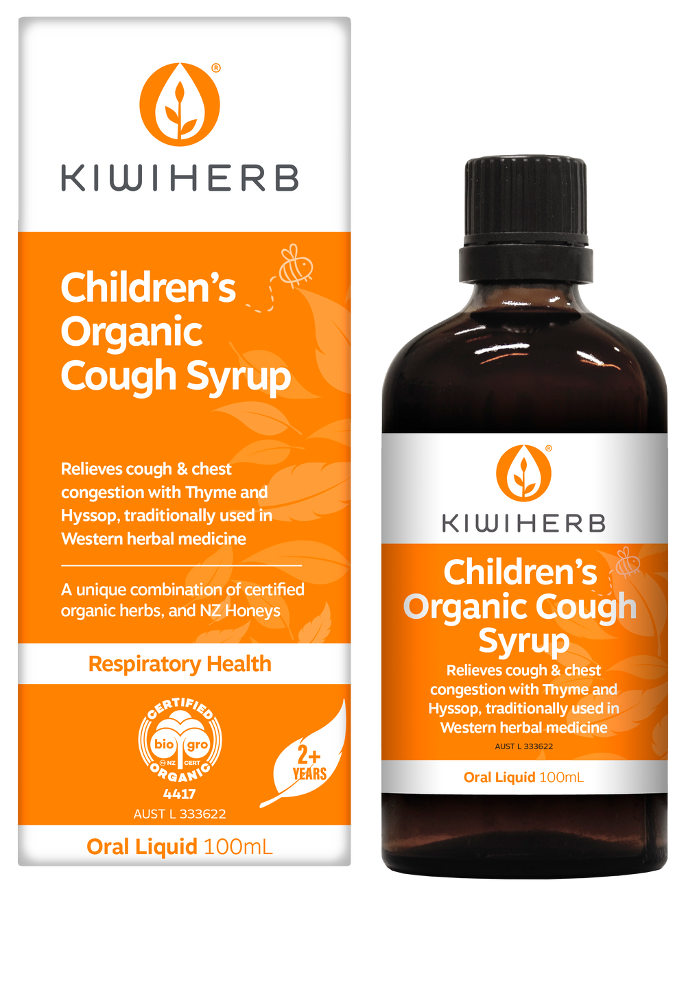 Kiwiherb Children's Organic Cough Syrup 100ml