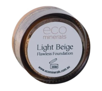Eco Minerals Flawless Matte Mineral Foundation - Light Beige