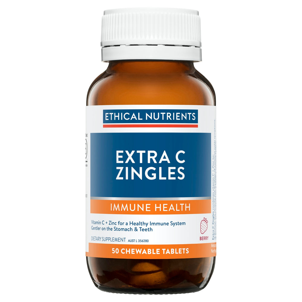 Ethical Nutrients Extra C Zingles Berry 50 Chewable Tabs