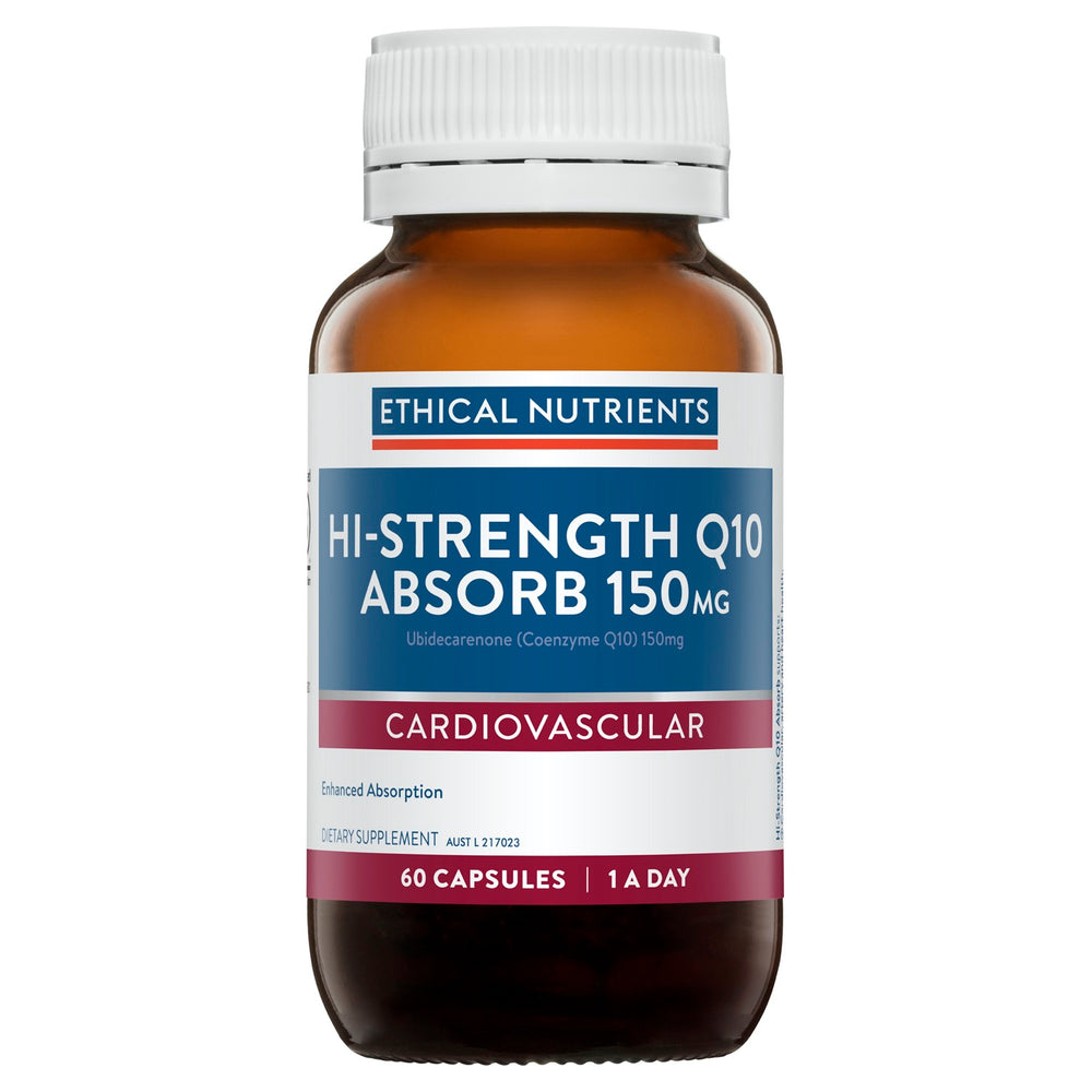 Ethical Nutrients Hi-Strength Q10 Absorb 150mg 60Caps