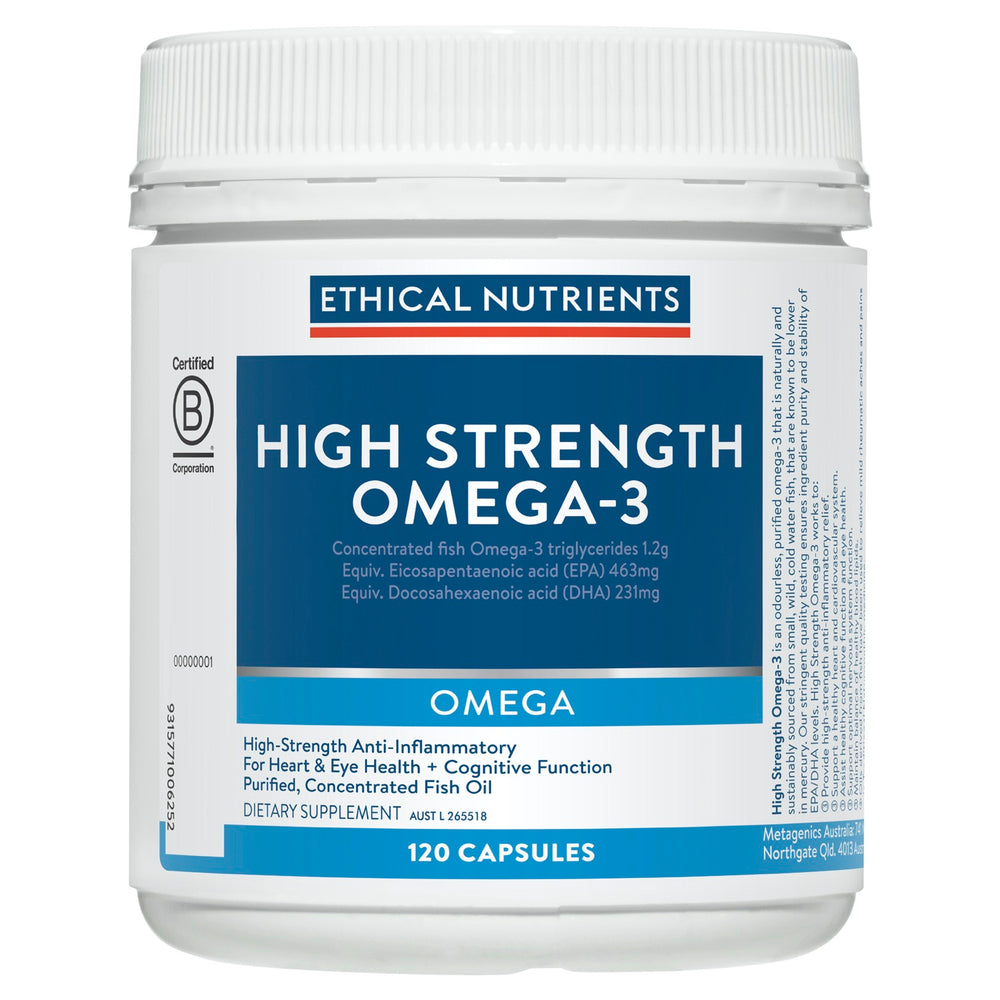 Ethical Nutrients High Strength Omega-3 120Caps