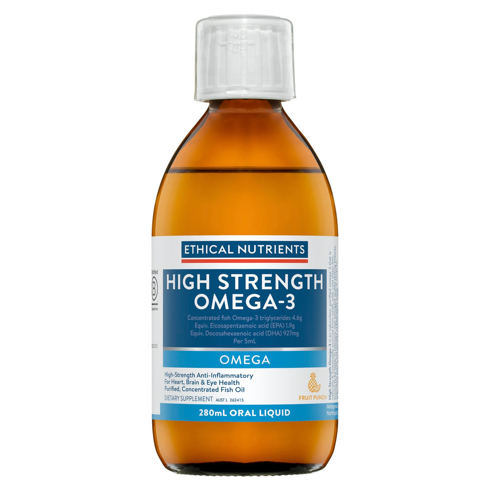 Ethical Nutrients High Strength Omega-3 Fresh Fruit Punch 280ml
