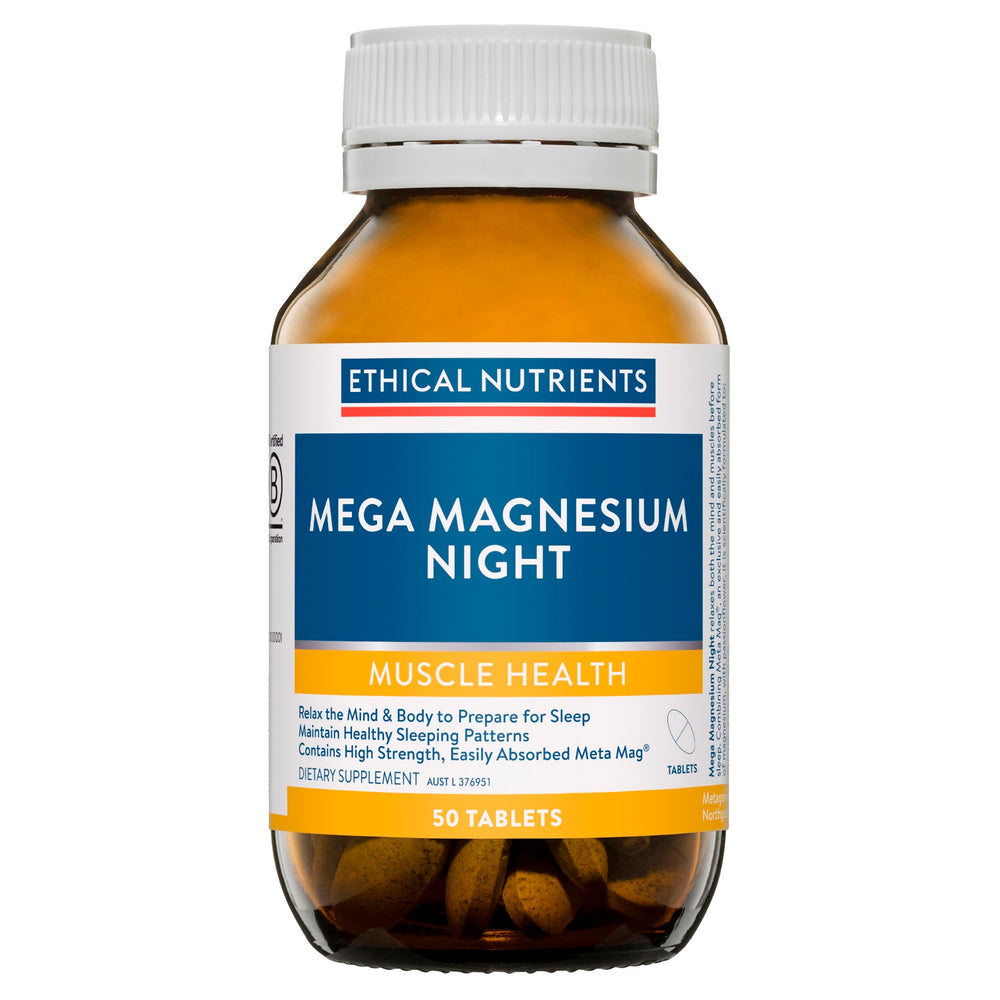 Ethical Nutrients Mega Magnesium Night 50Tabs