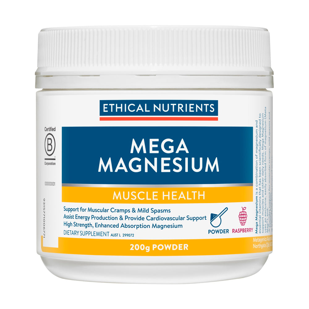 Ethical Nutrients Mega Magnesium Raspberry 200g