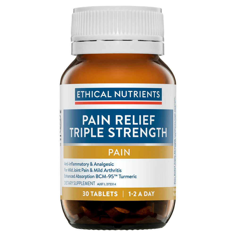 Ethical Nutrients Pain Relief Triple Strength with Turmeric 30Tabs