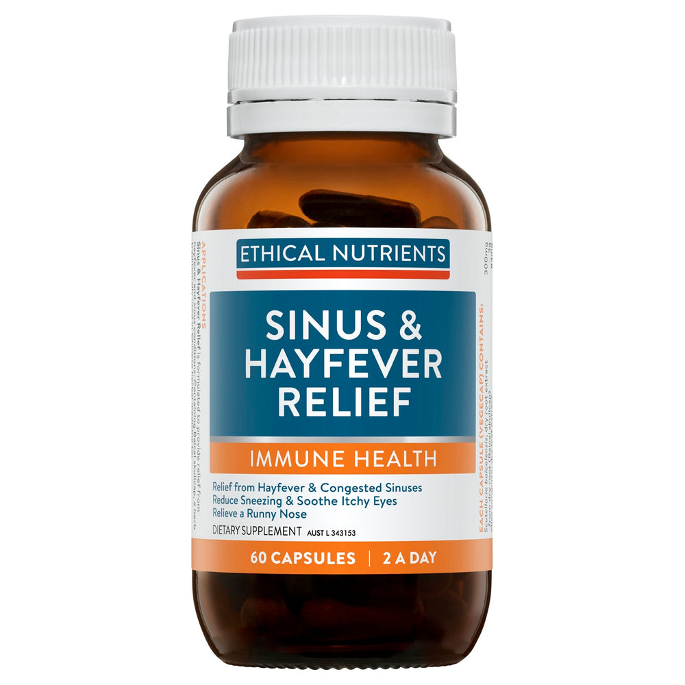 Ethical Nutrients Sinus & Hayfever Relief 60Caps