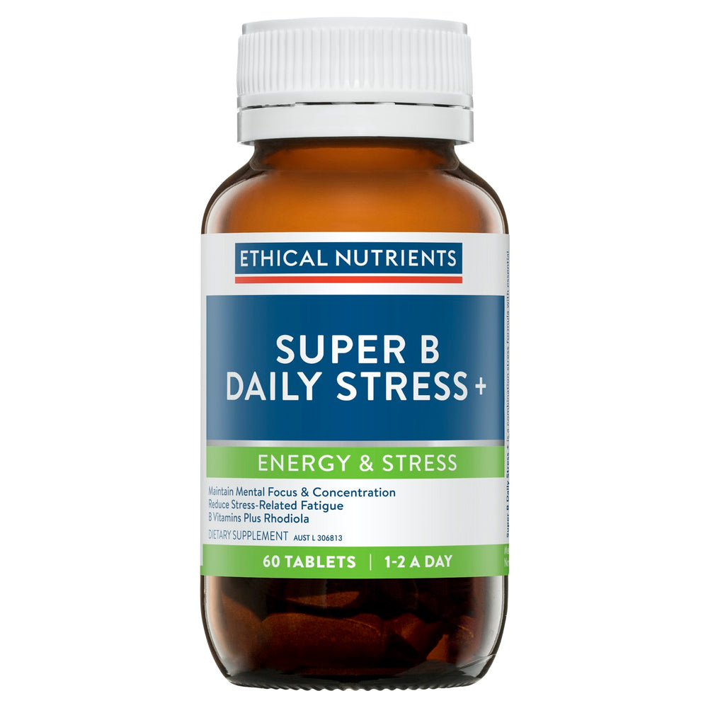 Ethical Nutrients Super B Daily Stress+ 60Tabs