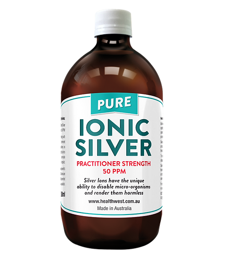 HealthWest Ionic Silver Practitioner Strength 500ml