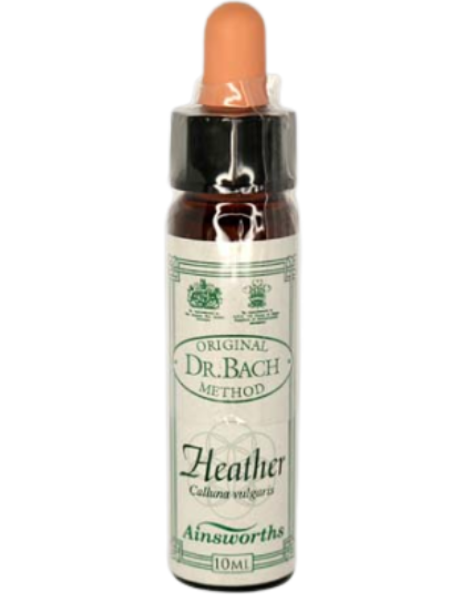 Ainsworths Original Dr. Bach Method Flower Essence Heather 10ml