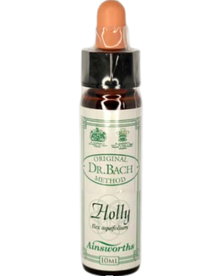 Ainsworths Original Dr. Bach Method Flower Essence Holly 10ml