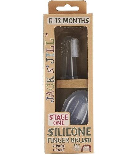 Jack n' Jill Silicone Finger Brush 2 Pack - Luxe Tribe Wellness Dispensary
