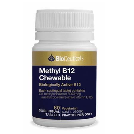 BioCeuticals Methyl B12 60 Chewable Tabs - Luxe Tribe Wellness Dispensary