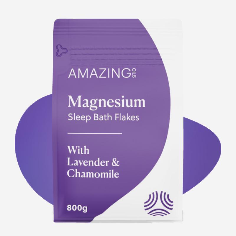 Amazing Oils Magnesium Sleep Bath Flakes 800g