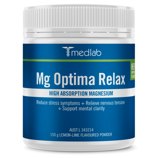 Bioglan Medlab Mg Optima Relax Lemon & Lime 150g