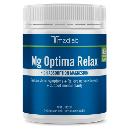 Bioglan Medlab Mg Optima Relax Lemon & Lime 300g