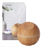 In Essence Woodgrain USB Mini Ultrasonic Diffuser - Luxe Tribe Wellness Dispensary
