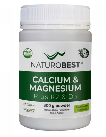 NaturoBest Calcium & Magnesium Plus K2 & D3 300g