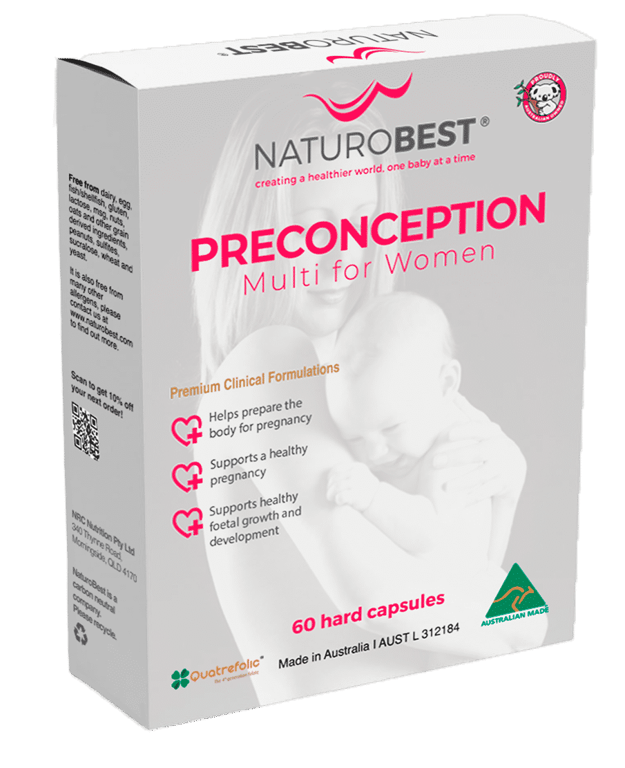 NaturoBest Preconception Multi For Women 60Caps - Luxe Tribe Wellness Dispensary
