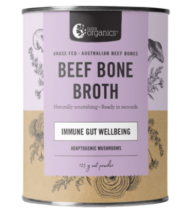 Nutra Organics Beef Bone Broth Adaptogenic Mushroom 125g