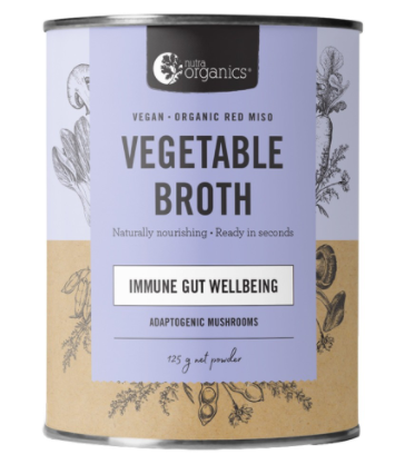 Nutra Organics Vegetable Broth Mushroom Veggie 125g