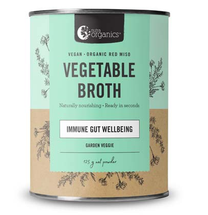 Nutra Organics Vegetable Broth Garden Veggie 125g