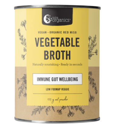 Nutra Organics Vegetable Broth Low FODMAP Veggie 125g